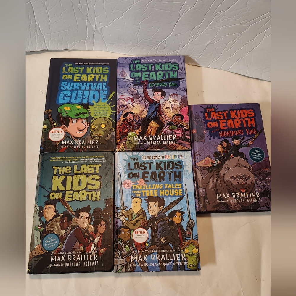 The Last Kid On Earth Books Hardback Set Of 5 Max Brallier Netflix Scholastic